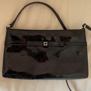 Kate Spade Black Shiny Patent Crossbody